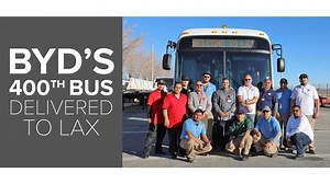 BYD Produced Its 400th Bus In Lancaster, California