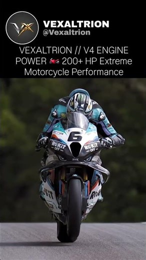 VEXALTRION // V4 ENGINE POWER 🏍 200+ HP Extreme Motorcycle Performance
