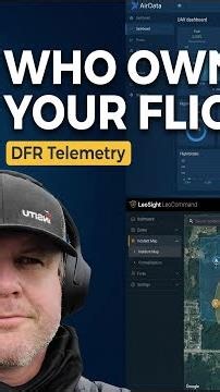 Operator Briefing: DFR Telemetry: Who Owns Your Flight Log?