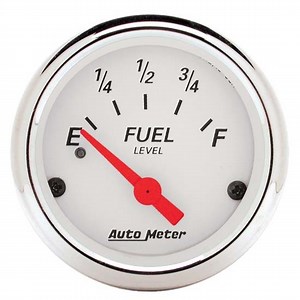 AutoMeter 1317 Arctic White Air-Core Fuel Level Gauge