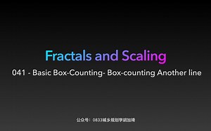 041 -  Basic Box-Counting- Box-counting Another line