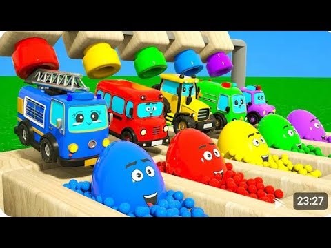 The wheel on the bus song for USA kids nursery rhymes