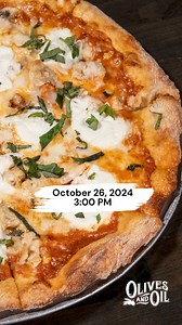 FUN WEEKEND ACTIVITY ALERT!!! 🔔📣 Pizza Making Class on October 26, Saturday! 🍕 Join us at Olives and Oil to learn the art of dough, sauce, and stone-oven pizza with our Pizzaiolo! 👨‍🍳🔥 🗓️ Date: Saturday, October 26 🕒 Time: 3-5 PM 💵 Price: $80 per person (includes pizza wine or beer!) 🍷🍕 What You’ll Learn: - How to make the perfect pizza dough - Sauce crafting tips - Stone oven pizza techniques Spaces fill up fast, so book in advance! Dreaming of a private pizza class party? Gather you