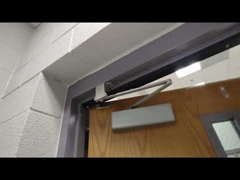 LCN 4041 Door Closer on North Hall/Music Hall Door