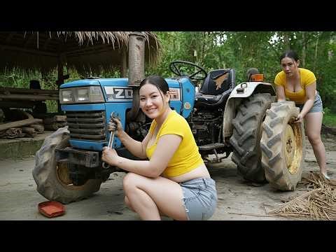 She Fixed a Broken MITSUBISHI Farm Machine for Her Neighbor — The Result Is Incredible