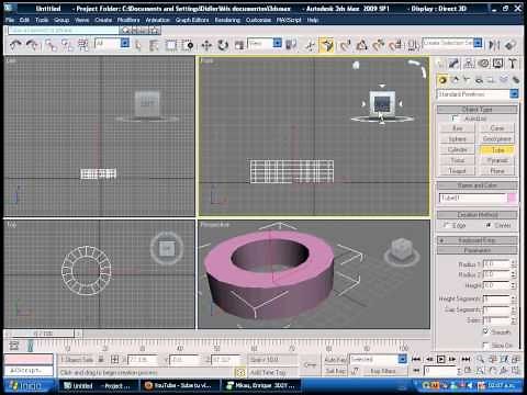 RECORTAR una figura en 3d MAX