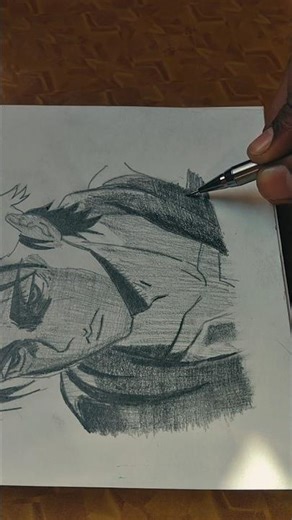 Drawing Eren Yeager in Realistic Anime Style ✍️ | #animeart #erenyeager