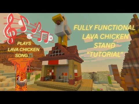 How to Build a Working Lava Chicken Stand in Minecraft – Plays the Song from The Minecraft Movie!