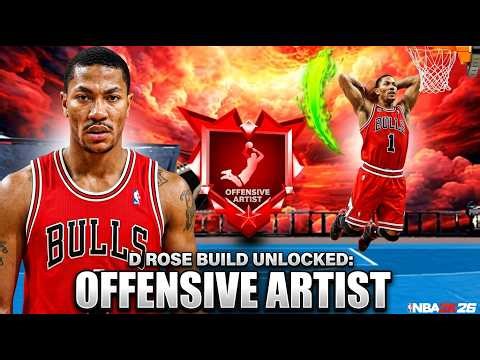 I MADE A 6'5 PG DERRICK ROSE TYPE EXPLOSIVE SLASHER BUILD GUIDE on NBA 2K26