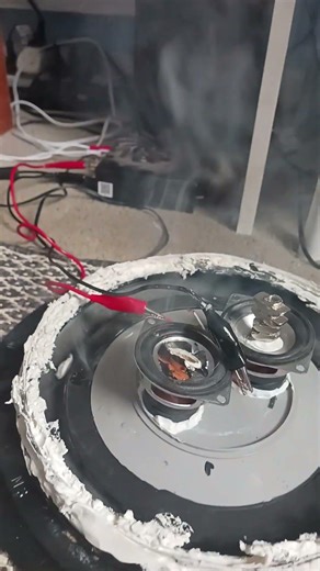 Blowing up Logitech X-530 speaker