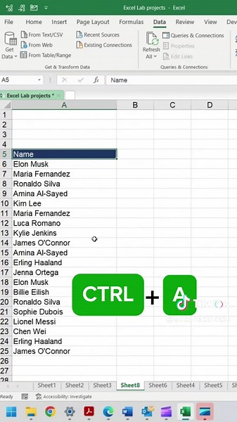 7. Tired of repeated rows in Excel? Here’s the easiest way to remove duplicates in seconds! #ExcelTips #FYP #STEMTOK #excel #office #microsoft