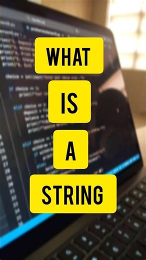 What is a String ? "......" Save this video 👍 Subscribe for more videos 👍🔔#strings #python #coding