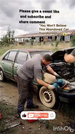 From Rust to Glory: Abandoned Car Restoration Timelapse 😱”