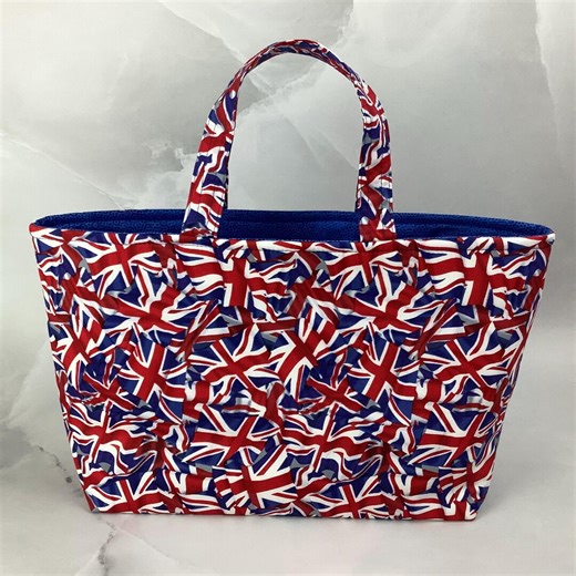 Union Jack Tote Bag, Handmade - Etsy