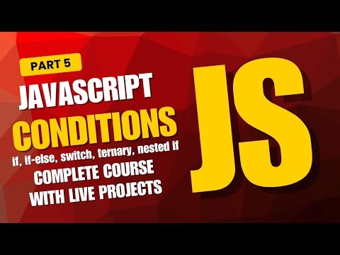 JavaScript Conditions Explained 🚦 | if, else, switch, ternary | JS Control Flow for Beginners