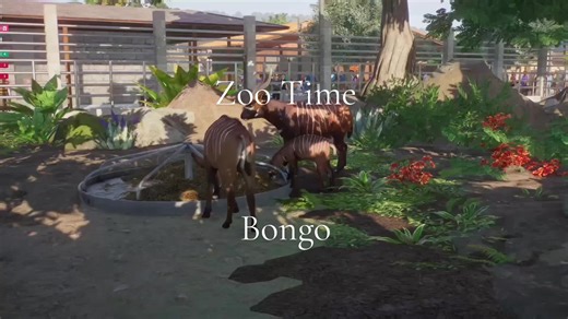 Realistic Bongo Habitat in Planet Zoo