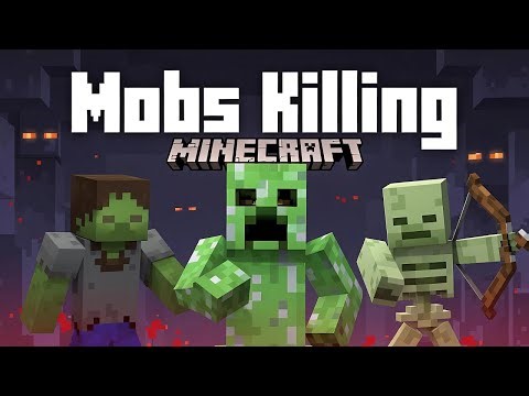 Minecraft Survival - FULL GAME Walkthrough | Cave Mobs killing