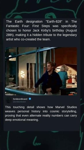 The Marvel Earth number that's actually a birthday tribute