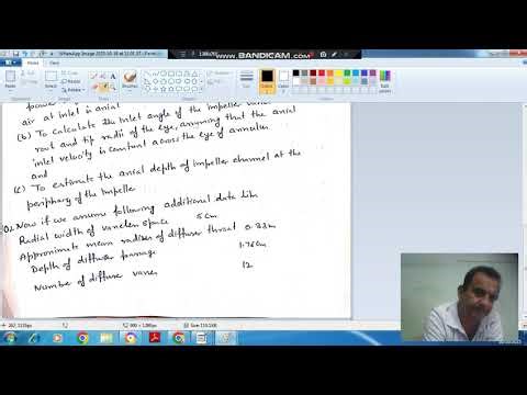 Design of centrifugal compressor through examples ( Questions)