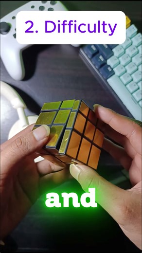 What is The Difference Between 2X2 & 3X3 Mirror Cube ? #rubikscube #shorts #puzzles
