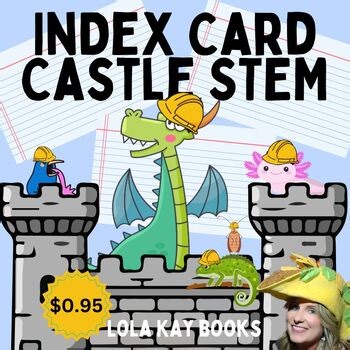 Index Card Castle STEM Project NO PREP