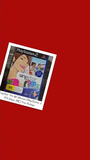 SingStar '90s W/ Manual (PlayStation 2 PS2 Game, PAL) Free Postage