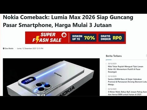 Nokia Hyper 5G: Sinyal Kuat Kebangkitan Sang Legenda di Era Smartphone Modern