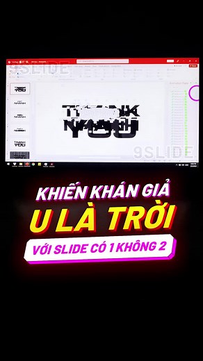 Khiến khán giả phải thốt lên: "U là trời" với Slide Powerpoint kết thúc bài thuyết trình siêu đỉnh theo phong cách Kinetic có 1 không 2 😎 #PowerPoint #9Slide | 9Slide - Khóa học thiết kế Powerpoint dành cho Thuyết trình và Truyền thông