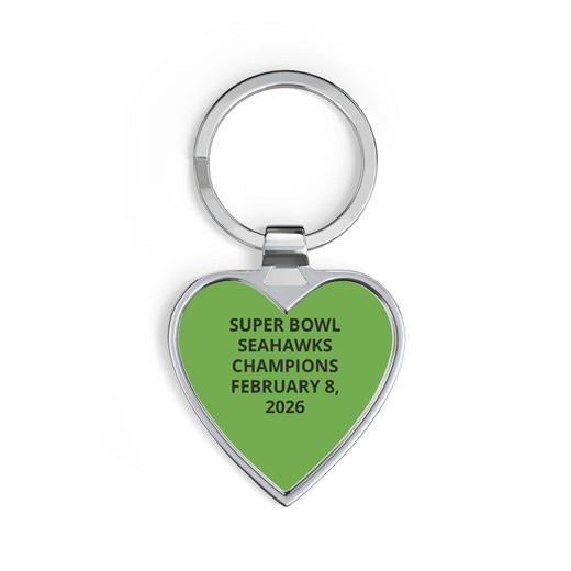 Personalized Stainless Steel Heart Keychain - Engraved Gift - Etsy