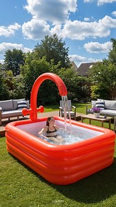 Inflatable Sink Pool 😱 | LuxArts