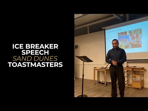 Toastmasters Ice Breaker Speech | Icebreaker speech | My Story | About Myself | Toastmasters