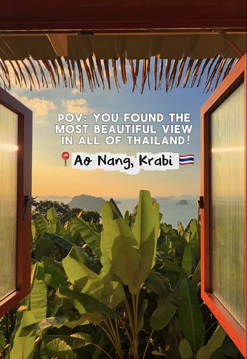 Unforgettable Sunset Cafe at Khaothong Hill, Krabi
