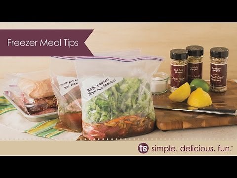 Freezer Meal Tips