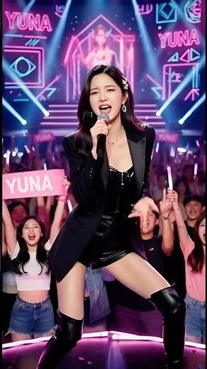 Real or Fake? She is 100% AI 💘 Virtual Idol The New AI Queen👑YUNA APT Challenge#AIIdol #Shorts #Ai