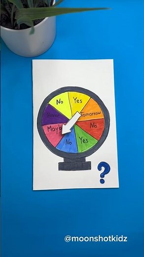 DIY “Decision maker” interactive card. Easy and fun paper electronics project for beginners.