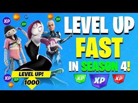 Fortnite Season 4 How To Level Up Fast! - (XP in Creative Maps)