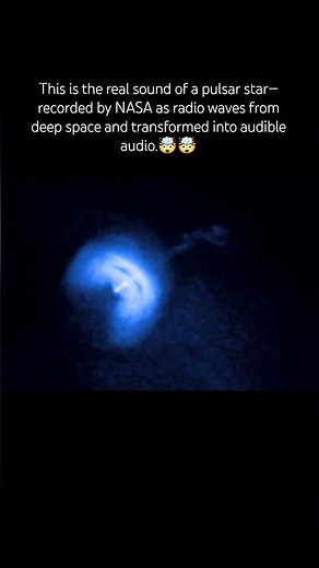 The Real sound of a Pulsar 🤯 #space #space #pulsar