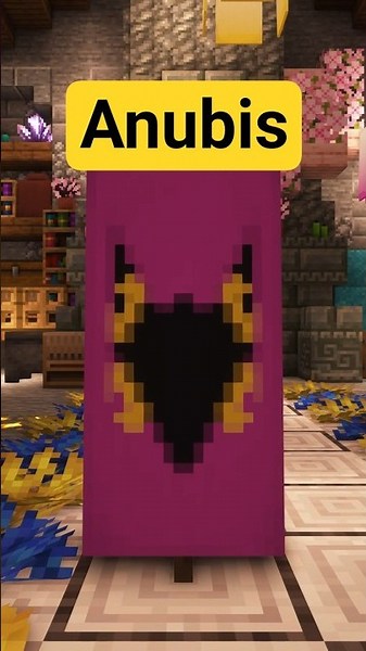 Cool Minecraft Banner 55 - Anubis #minecraft #gaming #banner #minecraftshorts