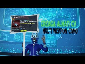 PSO2 NGS Greaga Almati CV Multi Weapon camo