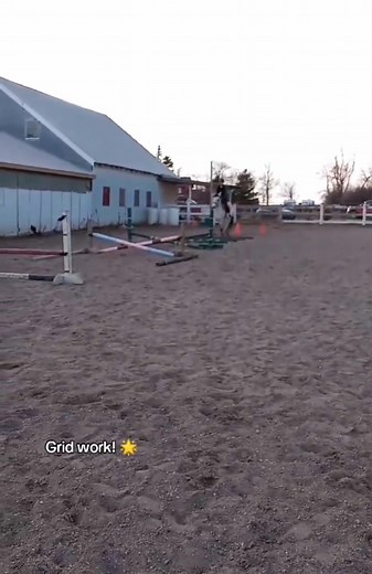 13 reactions | ✨ Grid work in action! ✨ Jennah and Nimbus working on some fun grid exercises—building rhythm, balance, and confidence! #RREC #LessonLife #GridWork #HorseTraining #MiniPonyMagic | Red River Equestrian Center | Facebook