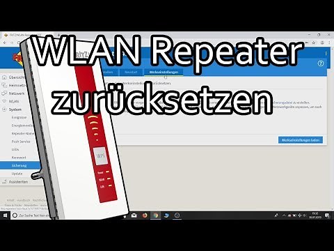 Fritz WLAN Repeater zurücksetzen