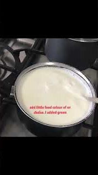 Agar agar strips dessert / easy dessert with agar agar