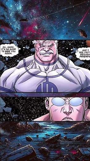 Omni-Man's Team vs. Conquest - Invincible's Most Savage Space Battle