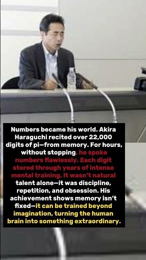 He Memorized 22,000 Digits of Pi