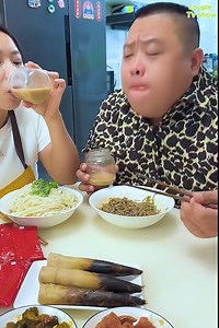 98K views · 1.2K reactions | A hilarious husband and wife take on a new eating challenge in 2025! Their reactions, jokes, and messy bites make for a laugh out loud show | Couple TV Show | Facebook