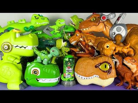 Jurassic World Unboxing Review Asmr Colorful Dinosaur T-rex Head Triceratops Giga ZURU Smashers Egg