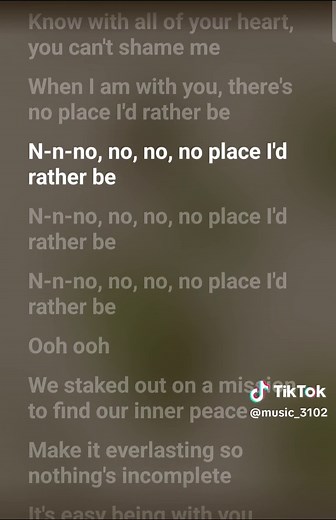 Clean Bandit-Rather be This song>>>>> Parole: (Refrain) If you gave me a chance, I would take it It’s a shot in the dark, but I’ll make it Know with all of your heart, you can’t shake me When I am with you, there’s no place I’d rather be N-n-n-no, no, no, no place I’d rather be N-n-n-no, no, no, no place I’d rather be N-n-n-no, no, no, no place I’d rather be ​(Couplet 1) We’re a thousand miles from comfort We have traveled land and sea But as long as you are with me There’s no place I’d rather b
