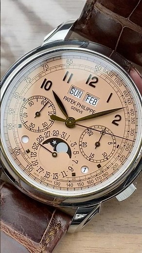 Patek Philippe 5270P Salmon Dial Platinum 5270P-001 1-Minute Watch Review