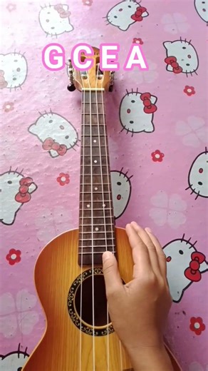 what tuned ukulele sounds like #ukulele G C E A