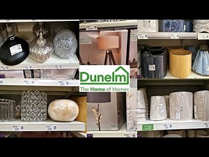 DUNELM Lamp Shades/Lamp Light Nice Collection Come & Shop With Me At Dunelm 2024 September